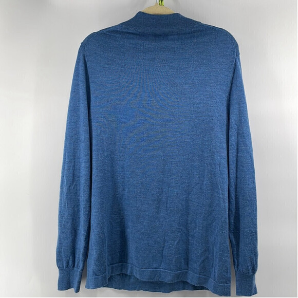 Jos. A Bank merino wool sweater Light weight Collection Modern Fit 1/4 Zip sz xl - Picture 8 of 10